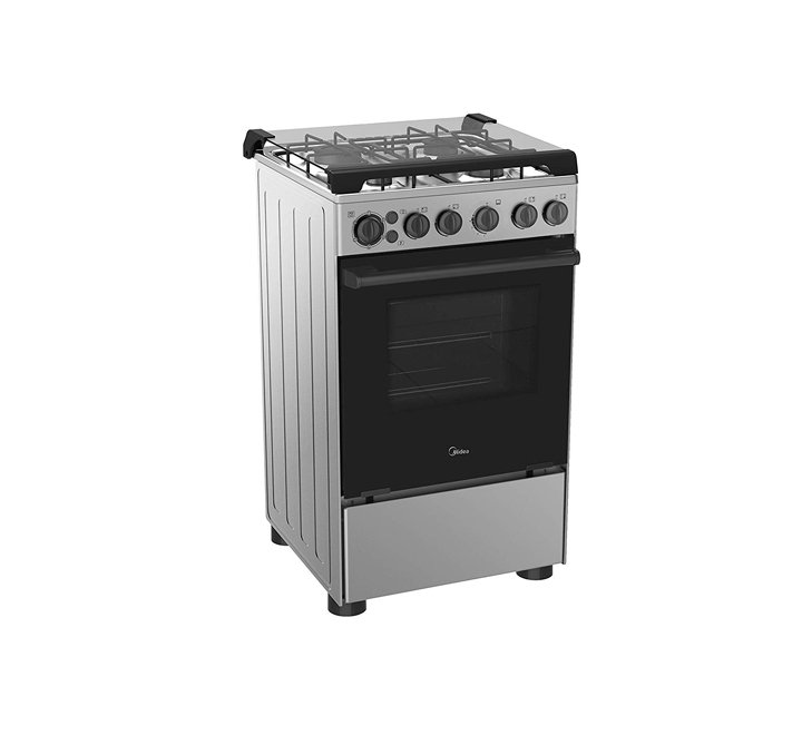 Midea 40Liters 4 Burners Gas Cooker Silver BME55007FFD