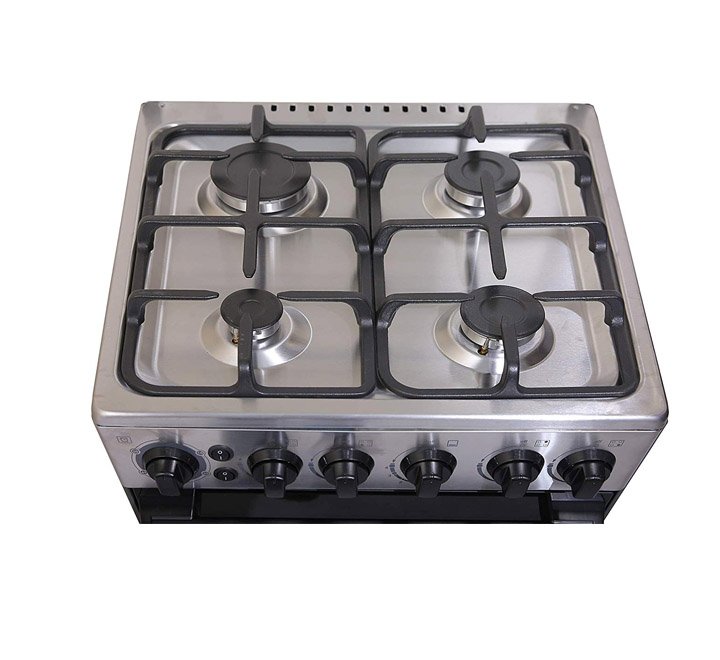 Midea 40Liters 4 Burners Gas Cooker Silver BME55007FFD