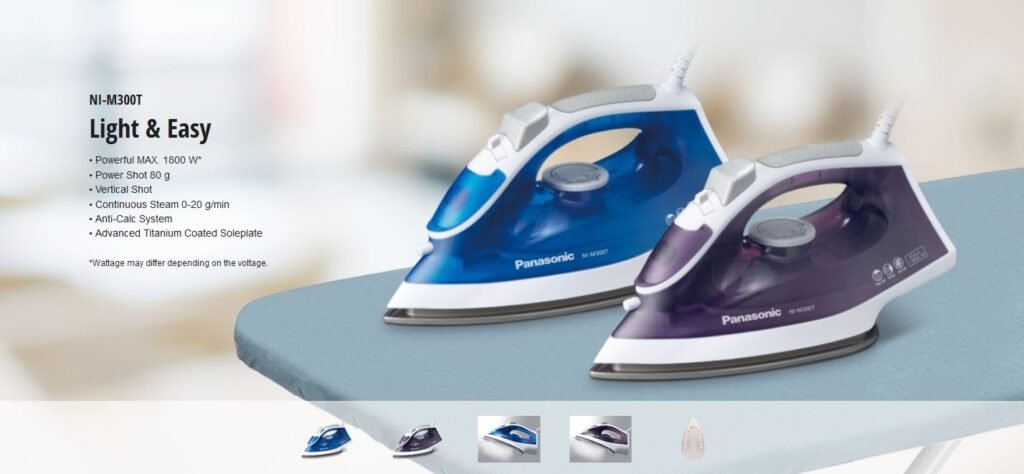 Panasonic Steam Iron 1800W Color ‎Violet Model-NIM300T