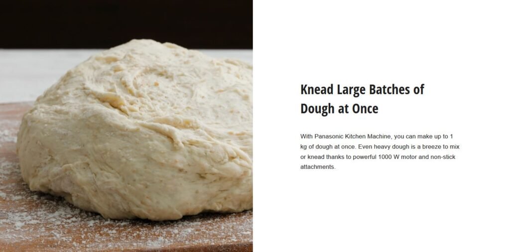 Panasonic 4.3 Litres Kitchen Machine Color White MK-CM300 