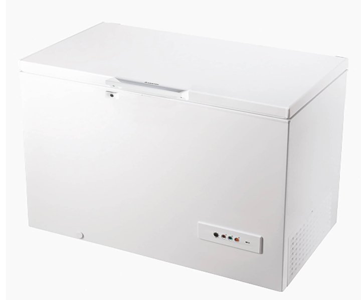 Ariston 311 Liter Chest Freezer, Single Door, Storage Basket, Adjustable Temperature, Interior Light, Child Lock, Color White Model - AR420T | 1 Year Full 5 Years Compressor Warranty