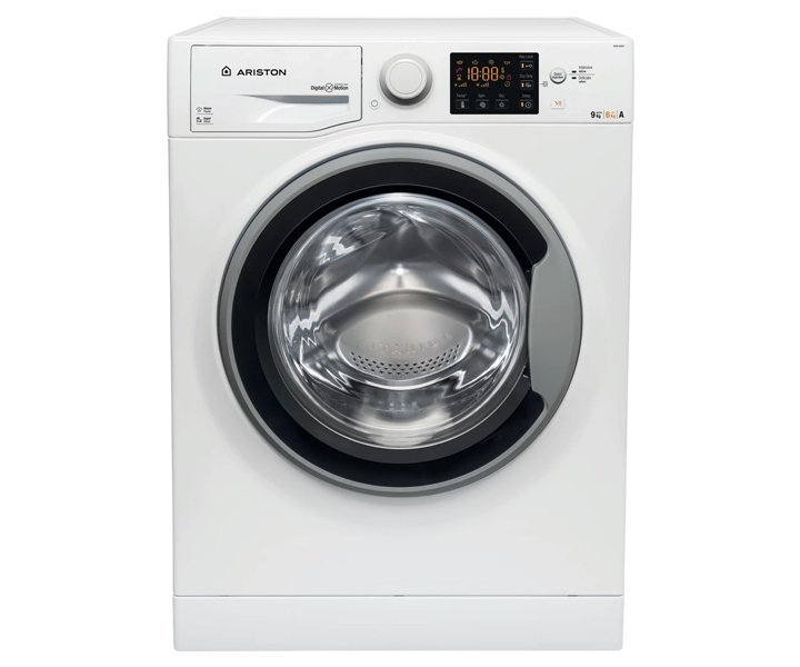 Ariston 9 Kg Washer 6 Kg Dryer Front Load, Fully Automatic, 1200 RPM, Inverter Motor, 16 Programs, Color White Model - RDPG96207SGCC - 1 Year Warranty.