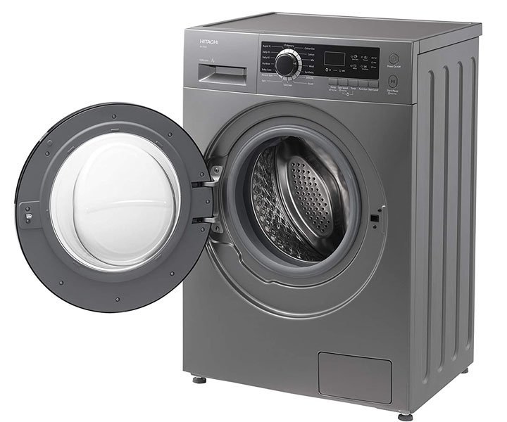 Hitachi 7Kg Front Load Washing Machine, 1200 RPM, 16 Programs, Push Button, Color Silver Model BD70GE3CGXSL | 1 Year Full Warranty. - Image 3