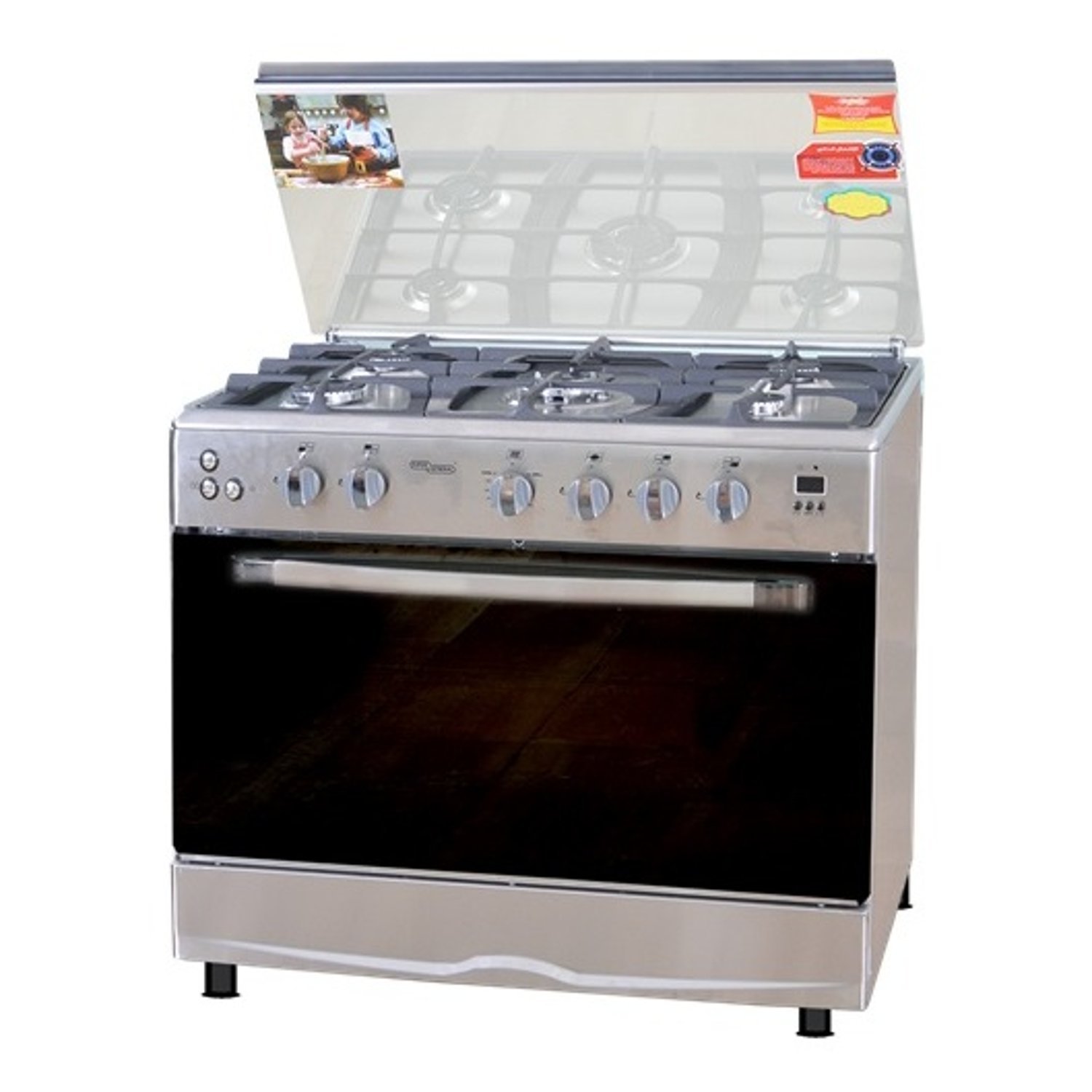 Super General 90X60 cm 5 Gas Burners