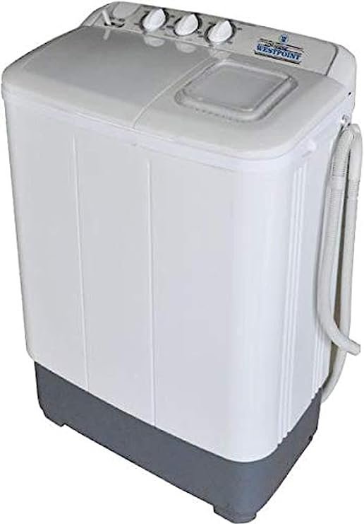 Westpoint 8KG Twin Tub Washing Machine White Model-WTW815 | 1 year warranty" - Image 2
