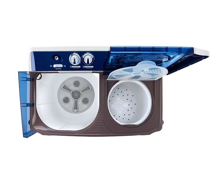 LG 13 Kg Twin Tub Washing Machine, Roller Jet, 3 Wash Programs, Lint Filter, Color White/Blue Model - P1461RWPL - International Version. - Image 5