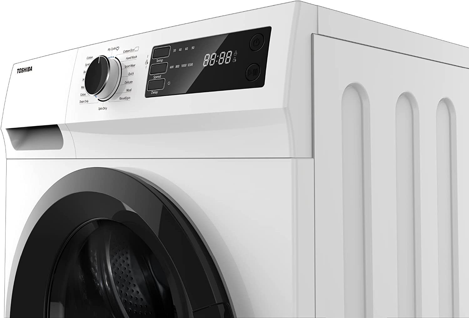 Toshiba Front Load Washing Machine, 8 Kg Washer and 5 Kg Dryer, 1200 RPM, Child Safety Lock, 16 Programs, White Color Model - TWD-BK90S2A(WK) | 1 Year Full Warranty. - Image 2