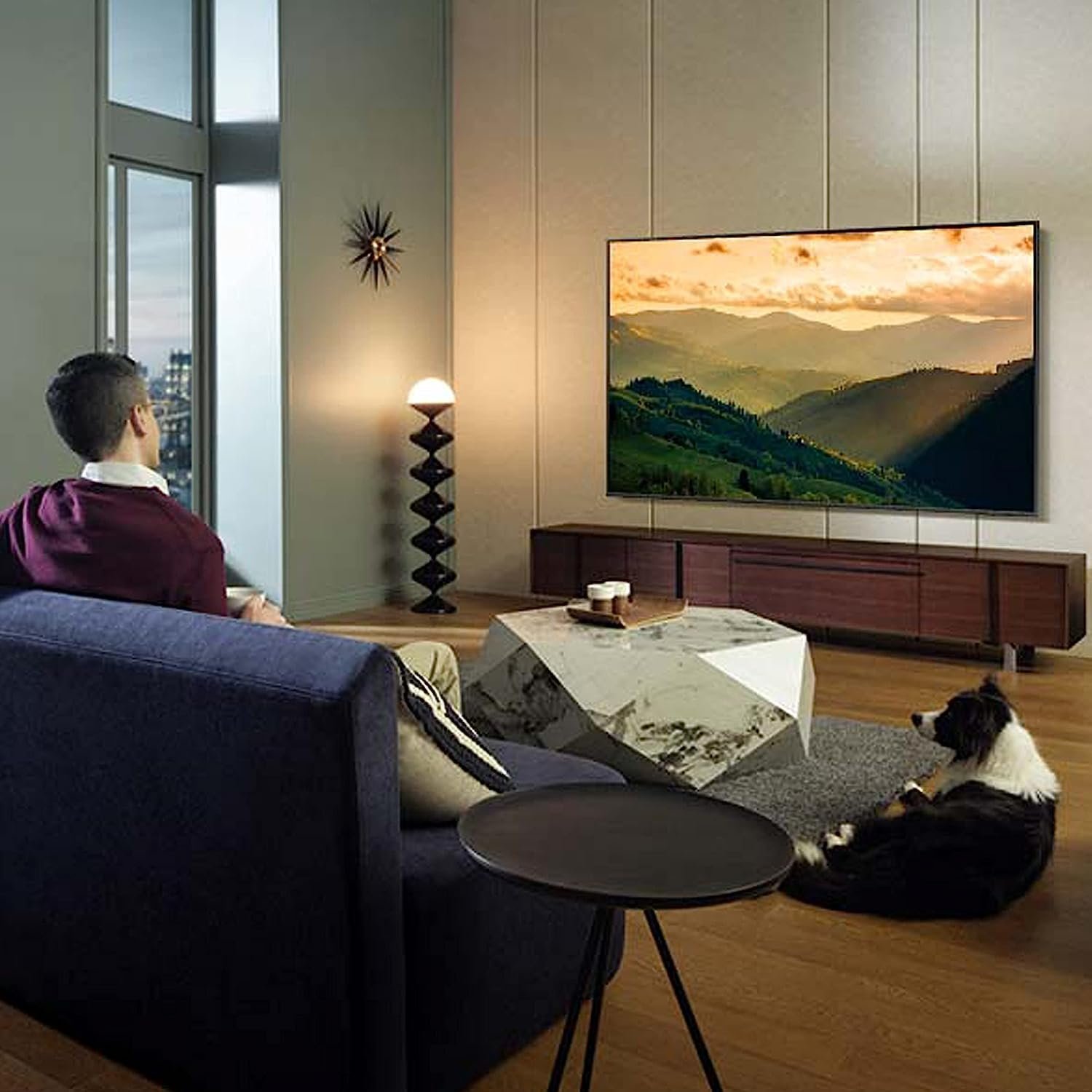 Samsung 55 Inch QLED 4K Smart TV Q70C Series Quantum HDR, Dual LED, Object Tracking, Sound Lite, Q-Symphony, Wifi Color Black Model - QA55Q70CAUXZN - 1 Year Warranty. - Image 6