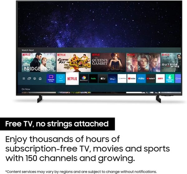 Samsung 50 Inch Crystal UHD 4K Flat Smart TV AU8000 Series Titan Color Black Model - UA50AU8000UXZN - 1 Year Warranty. - Image 3