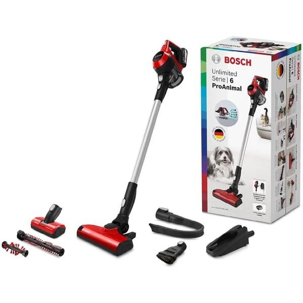 Bosch Series 6 | Rechargeable Vacuum Cleaner Red Model-BCS61PETGB | 1 Year Brand 10 Years Motor Warranty. - Image 3