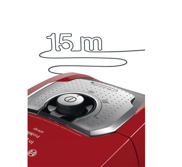 Bosch Bagged Vacuum Cleaner 650W Color Red Model-BGL8SI59GB | 1 Year Full 10 Years Motor Warranty. - Image 3