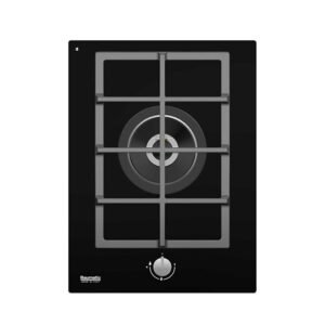 Baumatic Single Gas Hob Black BMEH381G