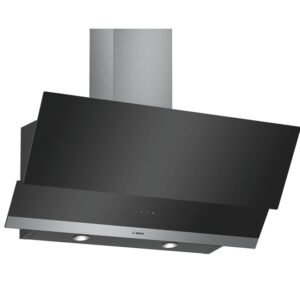 Bosch Series 4 | Wall mounted Cooker Hood Black DWK095G60M