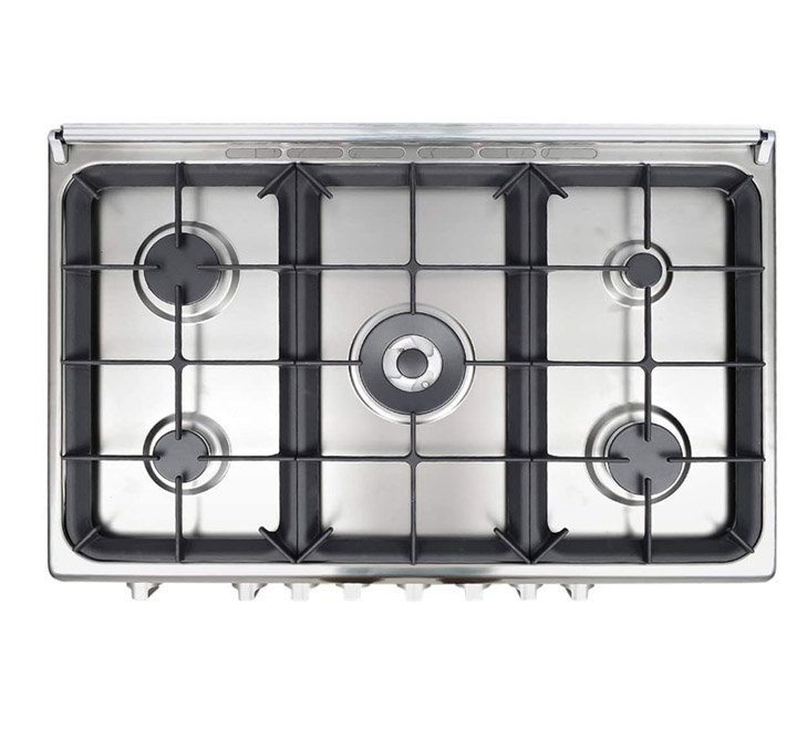 Bompani 5 Burners Gas Cooker With Oven And Grill Silver Model-DIVA90GG5TCIXFAN | 1 Year Warranty - Image 4