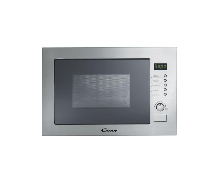 Candy 25 Liters Built-In Microwave Oven With Grill Stainless Steel Color Silver Model - MIC25GDFX-80 - 1 Year Warranty.
