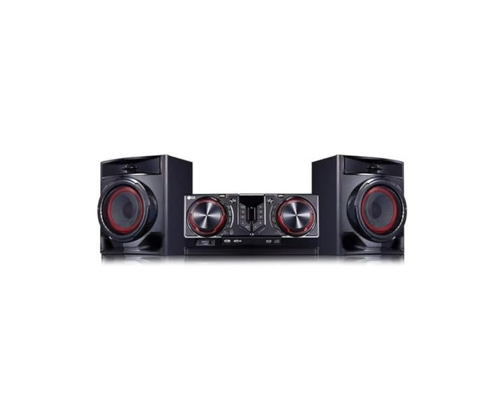 LG 480W 2.1ch Micro Hifi Audio System XBOOM Karaoke Features 2 USB Ports Black Model- CJ44 - International Version