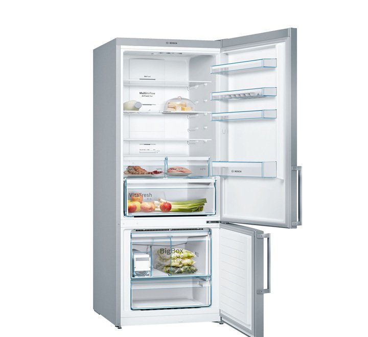 Bosch Serie 4 | 559 Litresn Refrigerator With Bottom Freezer Silver Model-KGN56VI31M | 1 Year Full 5 Years Compressor Warranty. - Image 2