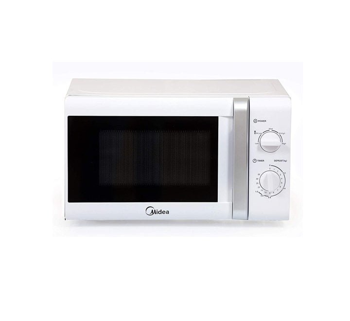 Midea 20L Microwave Solo Oven Heat Defrost Color White MODEL MM720CTB | 1 year warranty