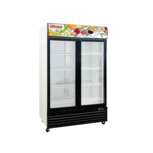 NOBEL 1200 liters Showcase Chiller Double Door NSF