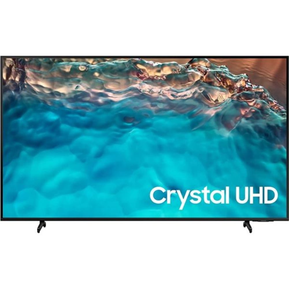 Samsung 75 Inch Crystal UHD 4K Smart TV BU8000 Color Black Model - UA75BU8000UXZN - 1 Year Full Warranty.