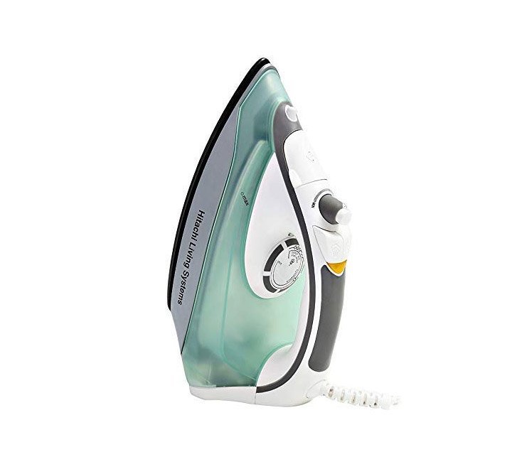 Hitachi Steam Iron, 1800W, Non-Stick Coating Soleplate, Color Green/White Model - SI18000 - 1 Year Warranty. - Image 3