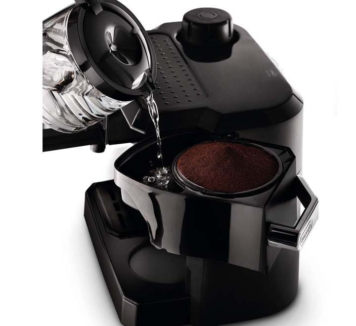 DeLonghi Combi Espresso and Filter Coffee Machine Black Model BCO320 | 1 Year Full Warranty - Image 2