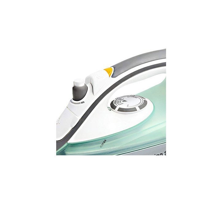 Hitachi Steam Iron, 1800W, Non-Stick Coating Soleplate, Color Green/White Model - SI18000 - 1 Year Warranty. - Image 2