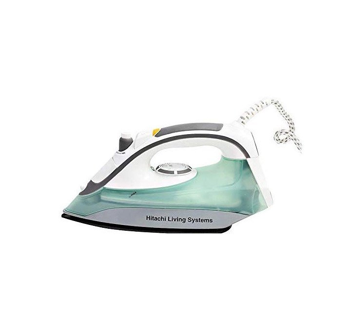 Hitachi Steam Iron, 1800W, Non-Stick Coating Soleplate, Color Green/White Model - SI18000 - 1 Year Warranty. - Image 4