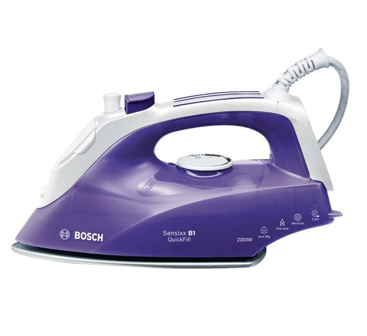 Bosch Steam Iron Color Purple/White Model-TDA2651GB | 1 Year Brand Warranty. - Image 2
