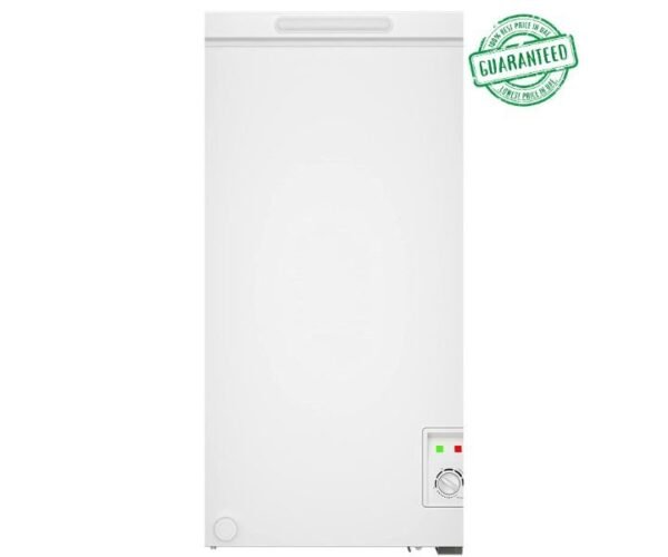 CHiQ 130 Liter Chest Freezer Single Door, White Model - CF131 | 1 Year Full 5 Years Compressor Warranty