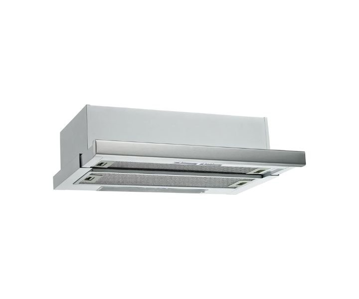 Baumatic 60cm Telescopic Slide Out Hood Silver Model BMECH6TSS-2 | 1 Year Full Warranty