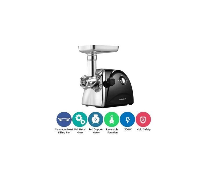 Nobel Meat Grinder 1800W Black Color Model-NMG205 | 1 Year Warranty. - Image 2