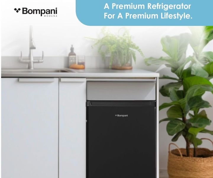 Bompani 110 Liter Single Door Refrigerator Black Model-BR110 | 1 Year Full 5 Year Compressor Warranty. - Image 3