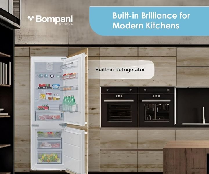 Bompani 275 Liters Built In Refrigerator White Model-BO6862NF | 1 Year Full 5 Year Compressor Warranty. - Image 3
