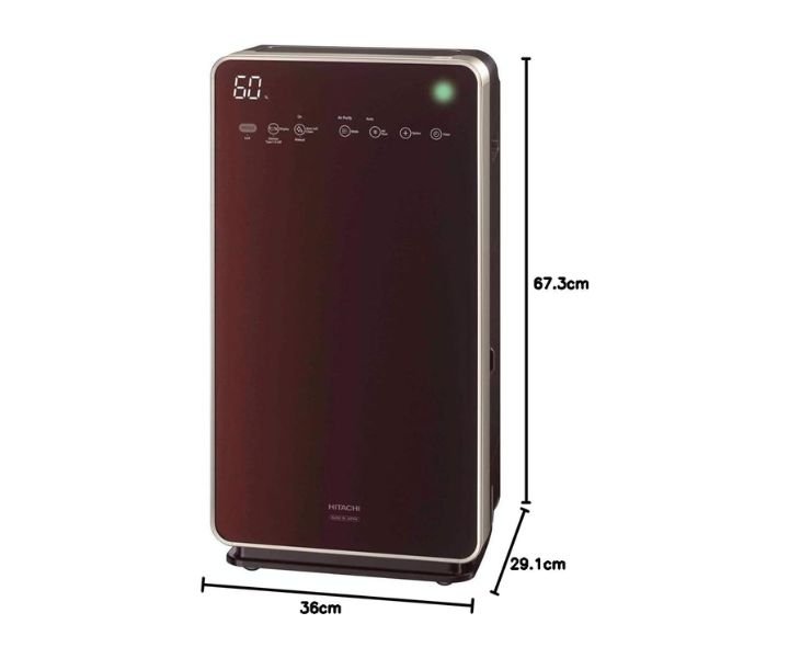 Hitachi Air Purifier With Humidifier, Washable Pre Filter, Allergen-free HEPA Brown Model - EPL110E240BR | 1 Year Full Warranty - Image 5