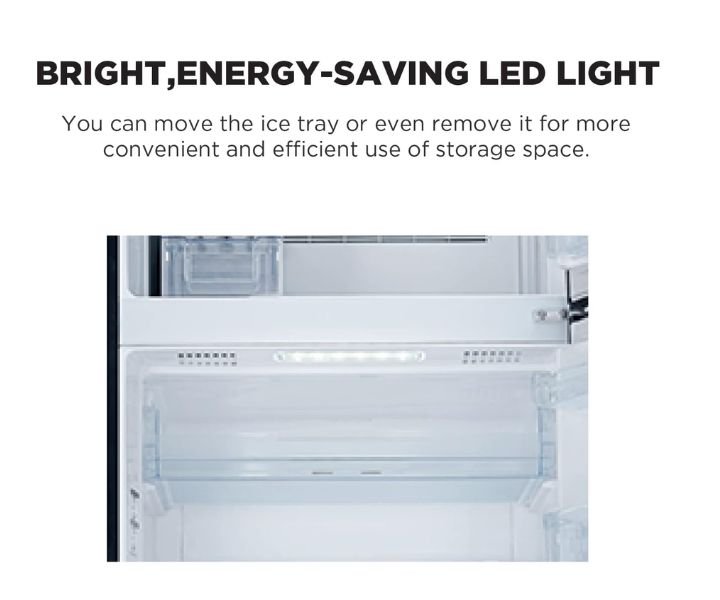 Hitachi 505 Liter Top Mount Refrigerator, Inverter Compressor, No Frost Fridge, Dual Fan Cooling, LED Light, Color Silver Model RVX505PUK9KPSV | 1 Year Full 10 Years Compressor Warranty - Image 6