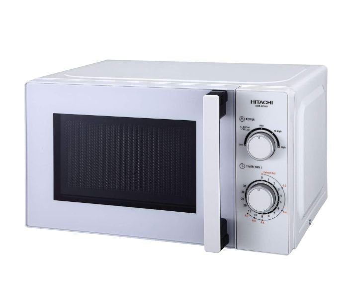 Hitachi 20 Liter Compact Microwave, 700 Watts, Color White Model - HMRM2001 | 1 Year Full Warranty - Image 3