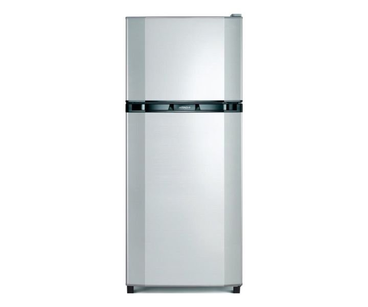 Hitachi 187 Liter Top Mount Refrigerator, Double Door, Color Silver Model - RT240EUK4SLS | 1 Year Full 5 Years Compressor Warranty