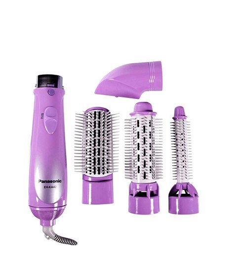 Panasonic 4-in-1 Hair Styler Blow Brush Purple EH-KA42