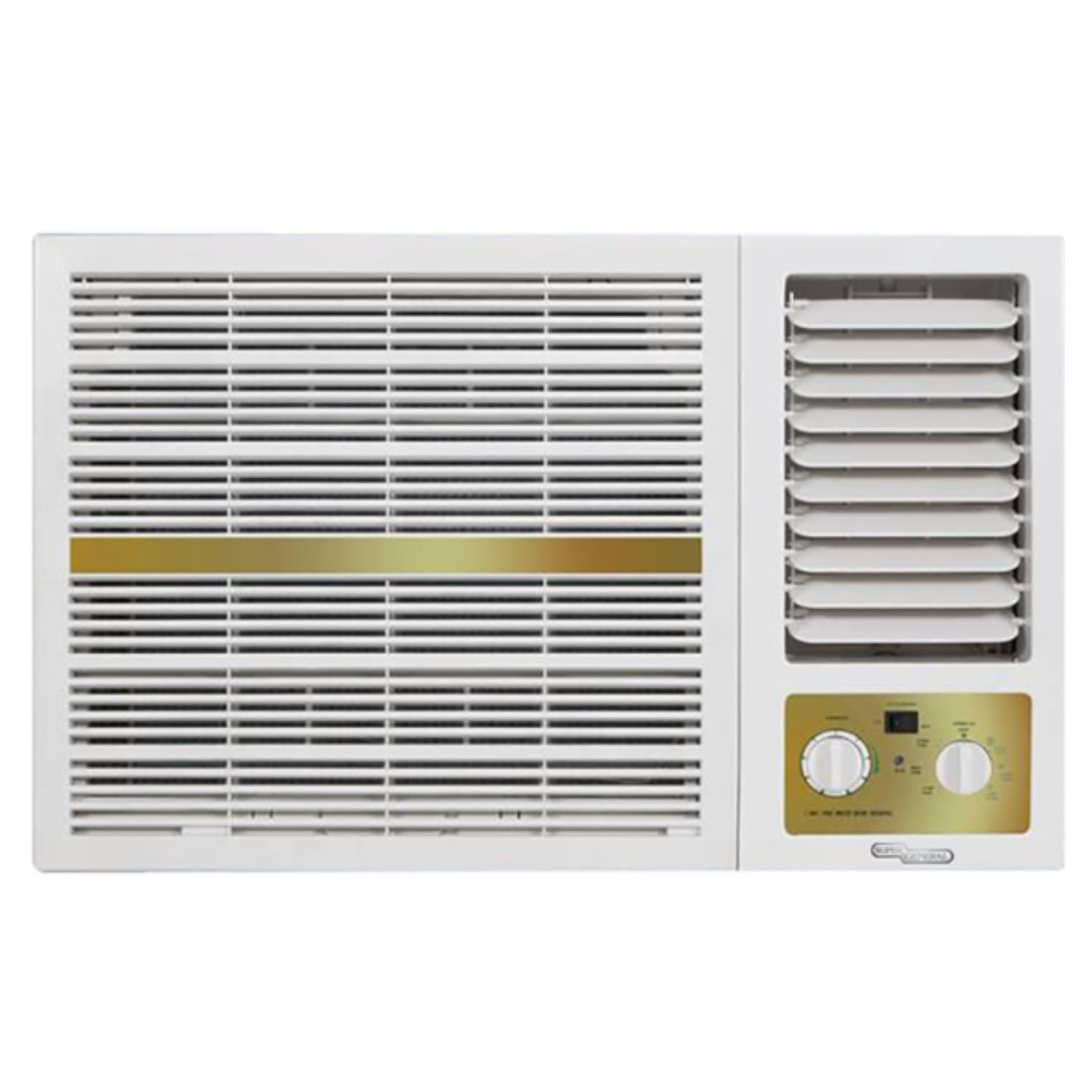 Super General 1.5 Ton Window Air Conditioner Rotary Compressor 18000 BTU R410a refrigerant Color White Model - SGA18AE - 1 Year Full 5 Year Compressor Warranty.