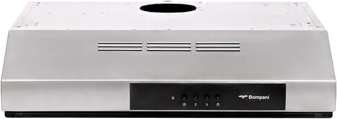 Bompani 60X60cm Cooker Hood Stainless Steel Model-H1160ST | 1 Year Warranty - Image 3