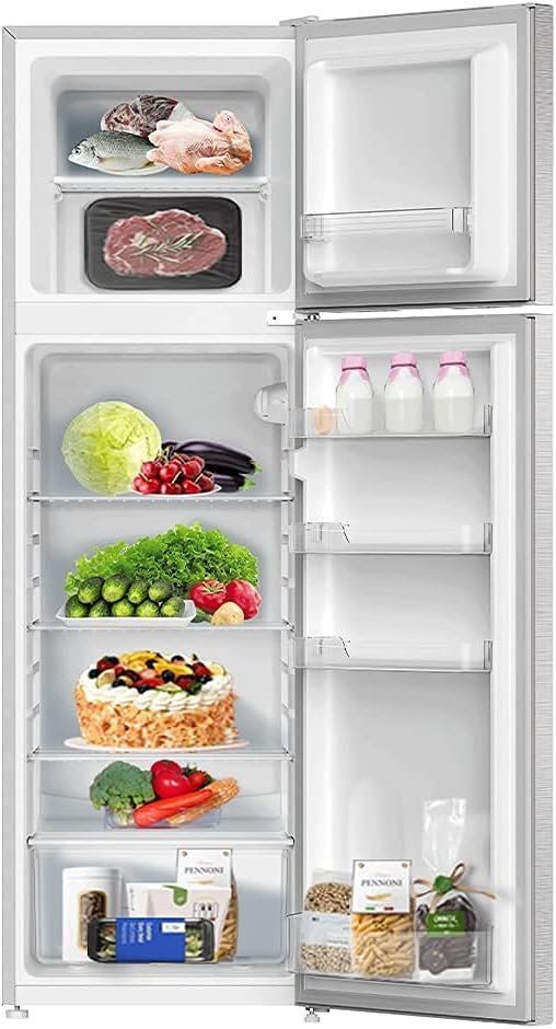 ChiQ 218 Liters Double Door Refrigerator, Silver Model - CTM218DSK | 1 Year Full 5 Year Compressor Warranty - Image 2