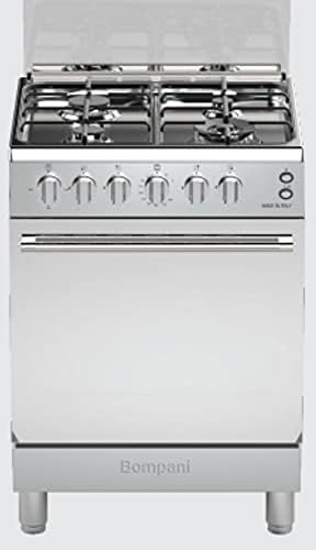 Bompani 60x60cm Free Standing Cooker Silver Model-60GG4TCIXFAN/BO613GA | 1 Year Warranty - Image 2