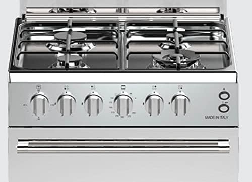 Bompani 60x60cm Free Standing Cooker Silver Model-60GG4TCIXFAN/BO613GA | 1 Year Warranty - Image 3