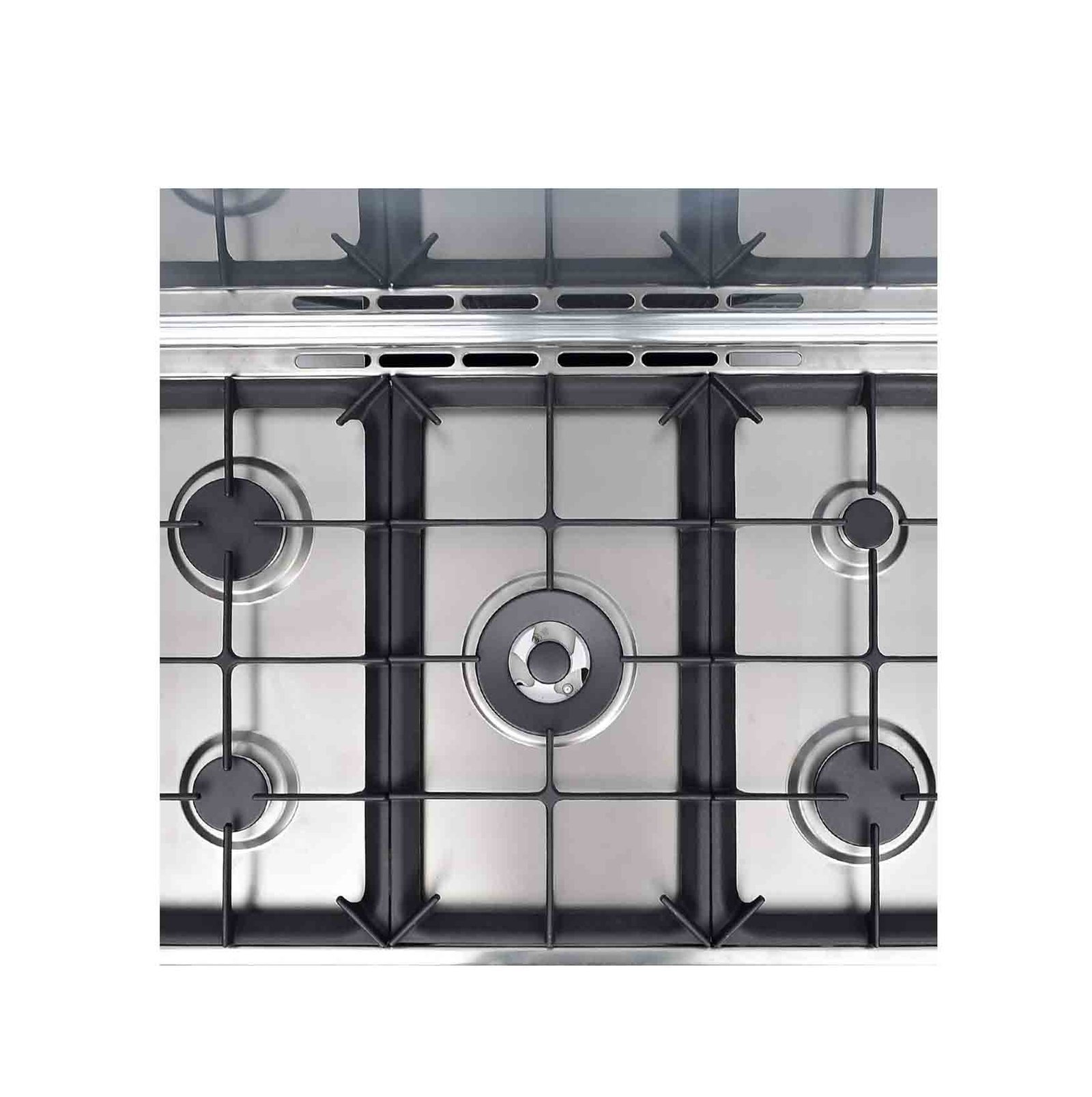 Bompani 90x60 Cm Gas Cooker 5 Gas Burners With Oven And Grill Silver Model-90GG5TCIX | 1 Year Warranty. - Image 4