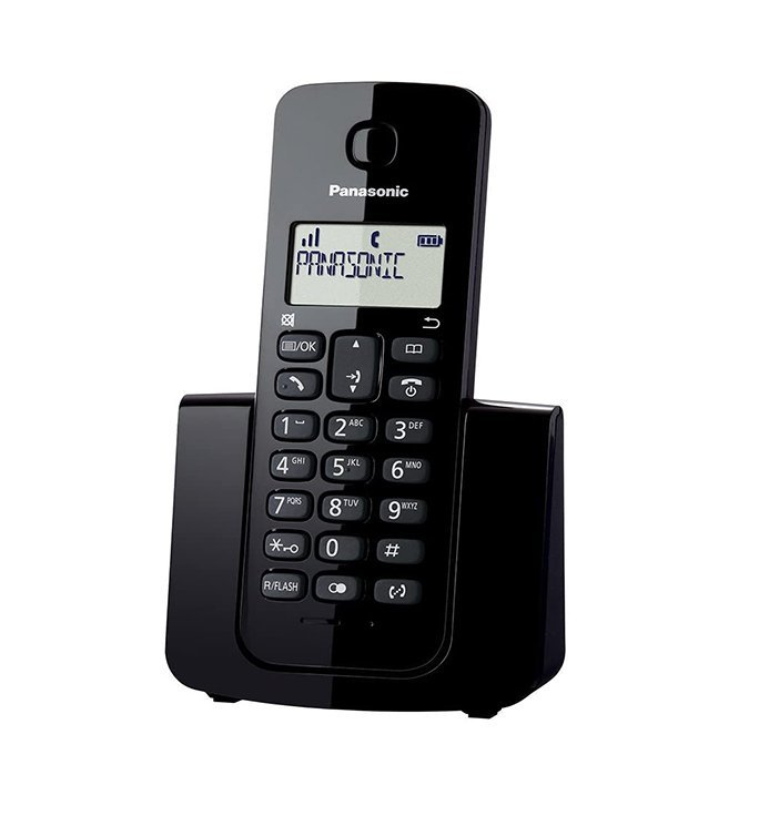 Panasonic Cordless Phone Color Black Model-KX-TGB110 | 1 Year Warranty