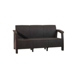 Havana Three Seat Rattan Sofa