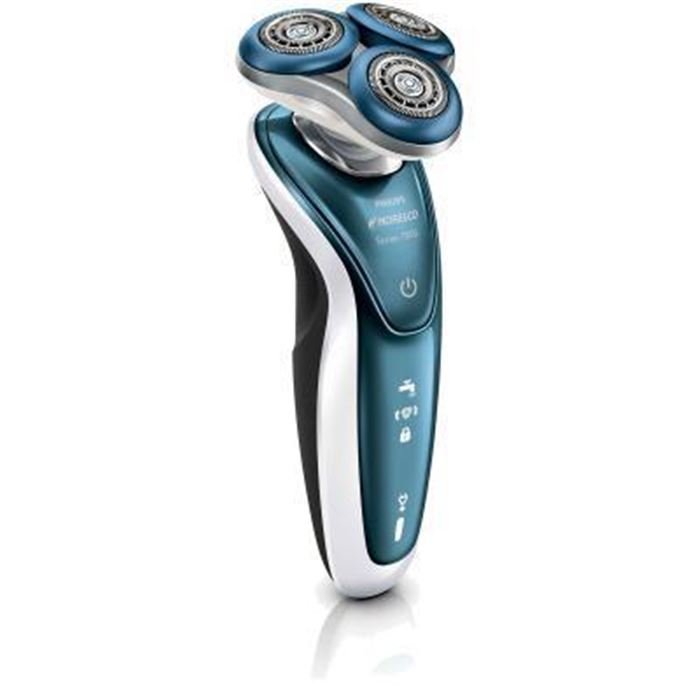 PHILIPS Wet And Dry Electric Shaver White/ Blue Model S7370/22 | 1 Year Full Warranty - Image 3