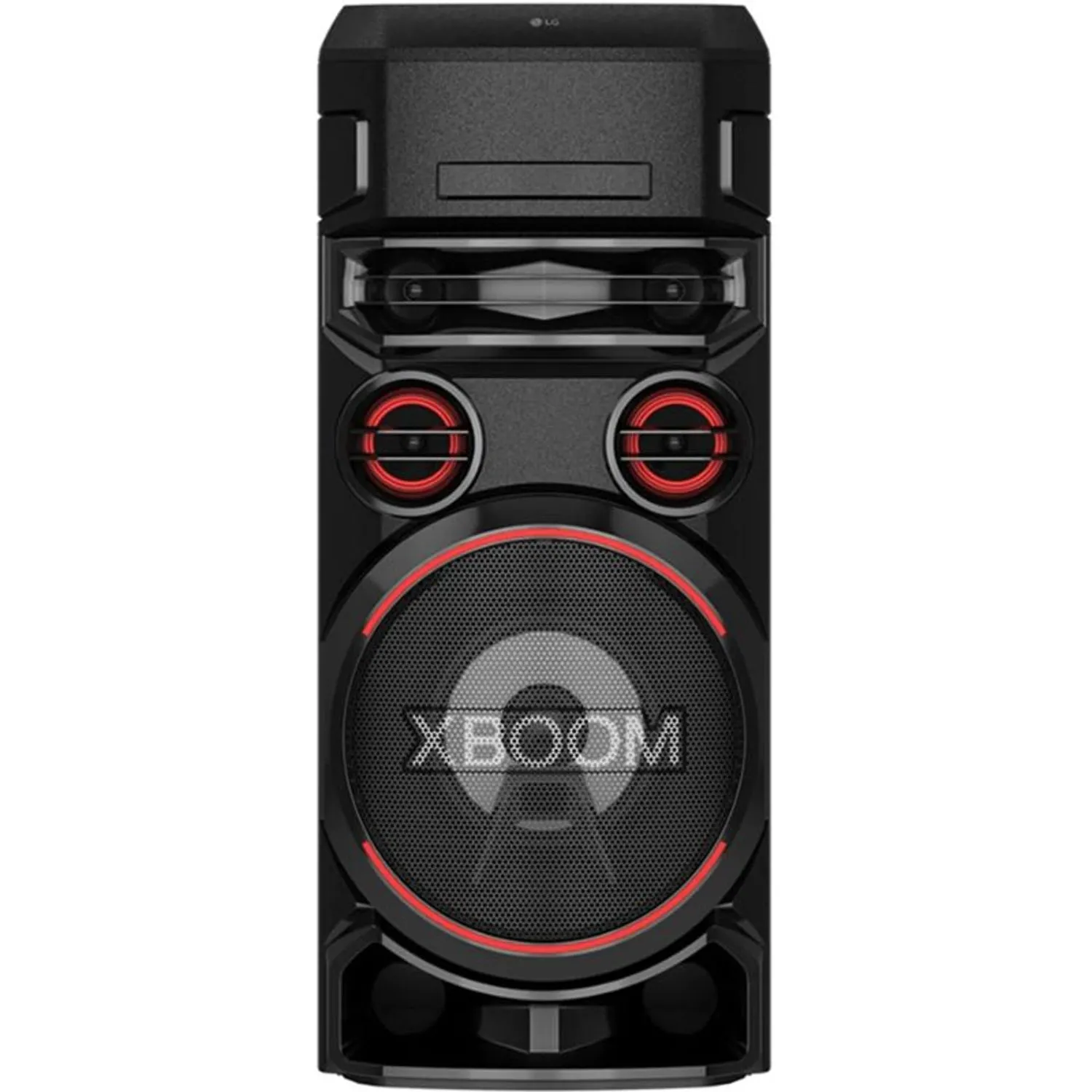 LG 500W One Body Speaker with Super Bass Boost Karaoke DJ Function Multi Color Lighting Black Model - ON7 - International Version