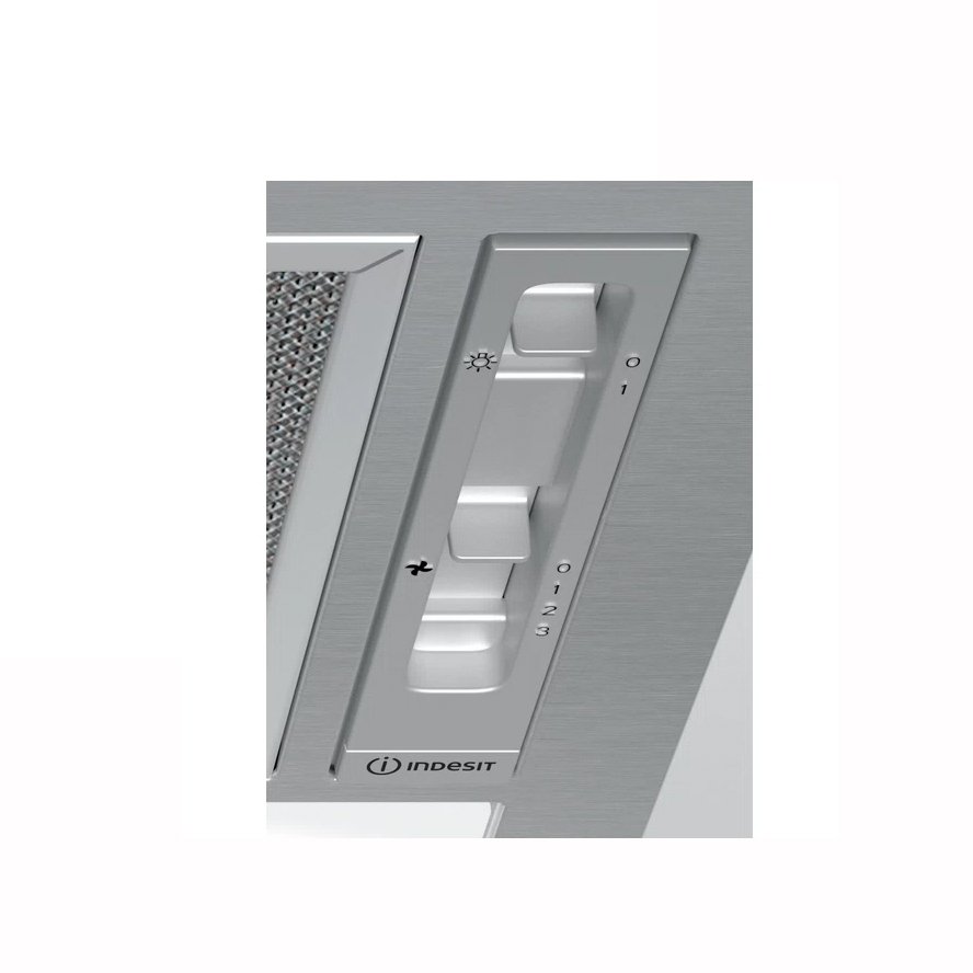 Indesit Integrated Cooker Hood Stainless Steel Model ICT-64LSS | 1 Year Full Warranty - Image 3